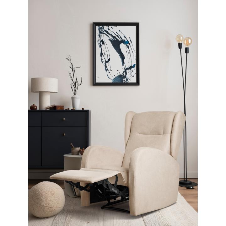 Sillón reclinable tapizado HOME
