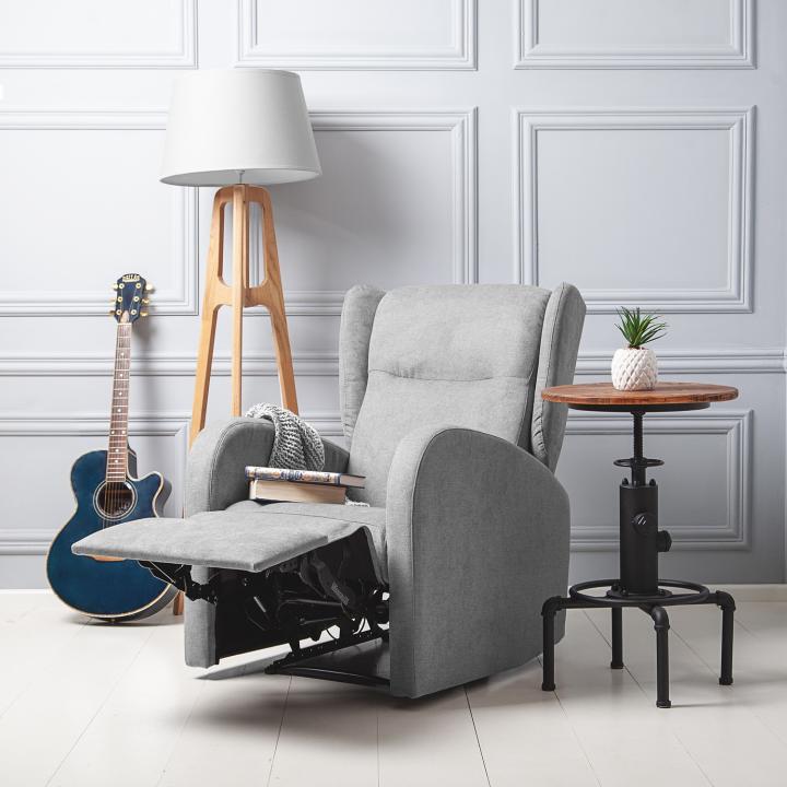 Sillón reclinable tapizado HOME