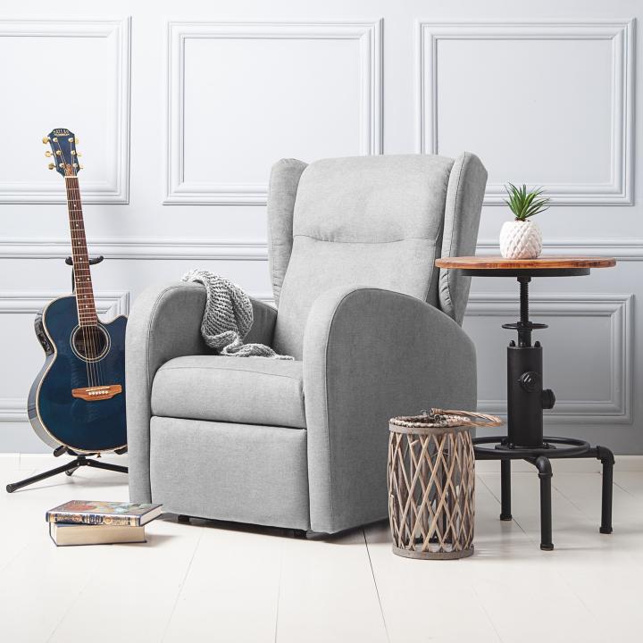Sillón reclinable tapizado HOME