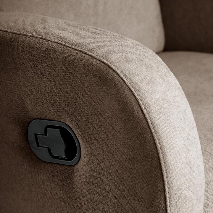 Sillón reclinable tapizado SOFT