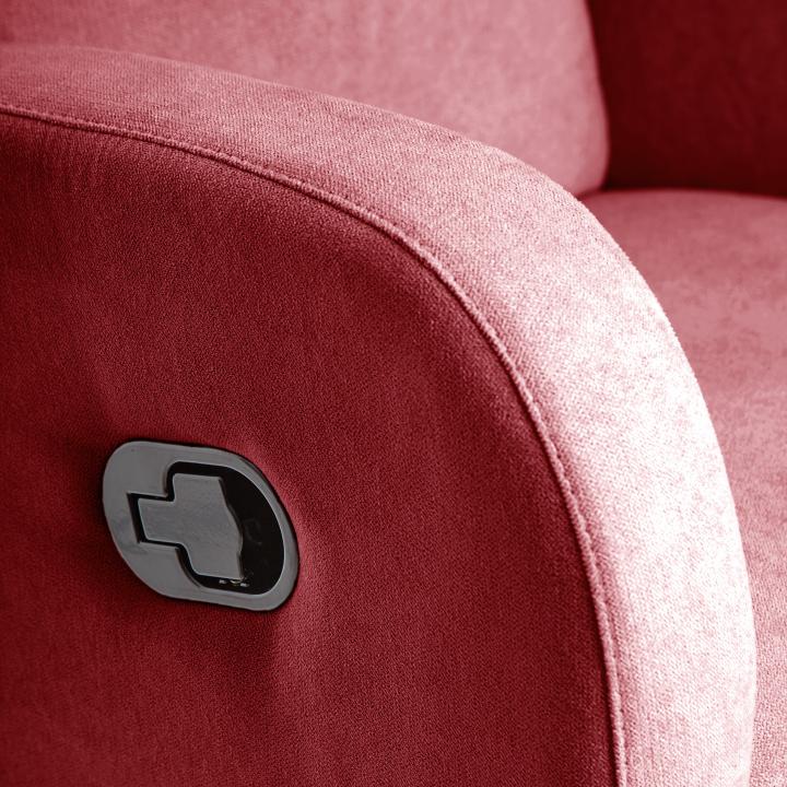 Sillón reclinable tapizado SOFT