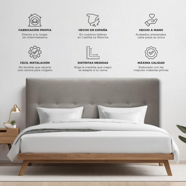 Cabecero de cama tapizado DAKOTA 
