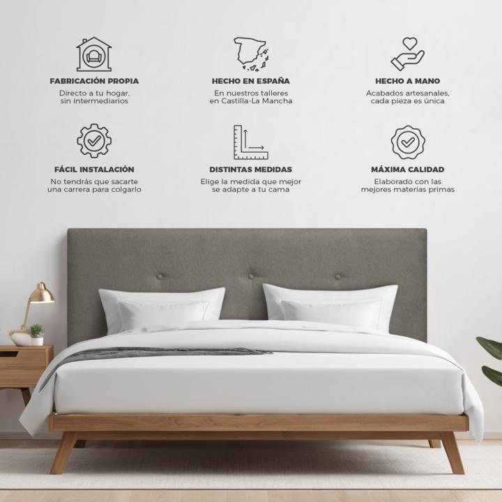 Cabecero de cama tapizado BRUSELAS