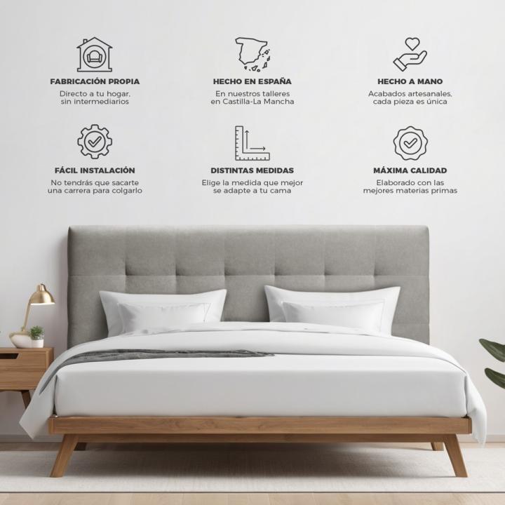 Cabecero de cama tapizado CANADÁ 