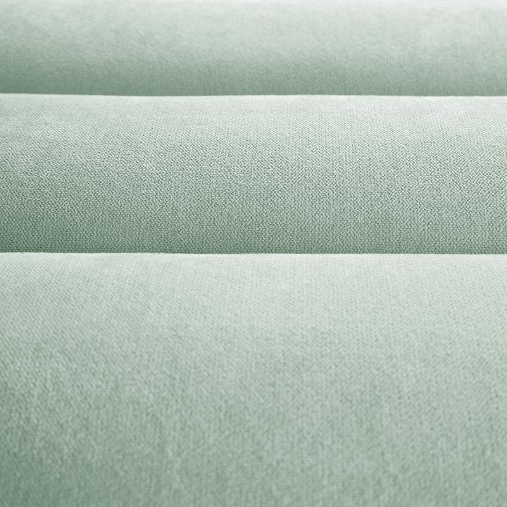 Cabecero de cama tapizado con patas de madera DEVA