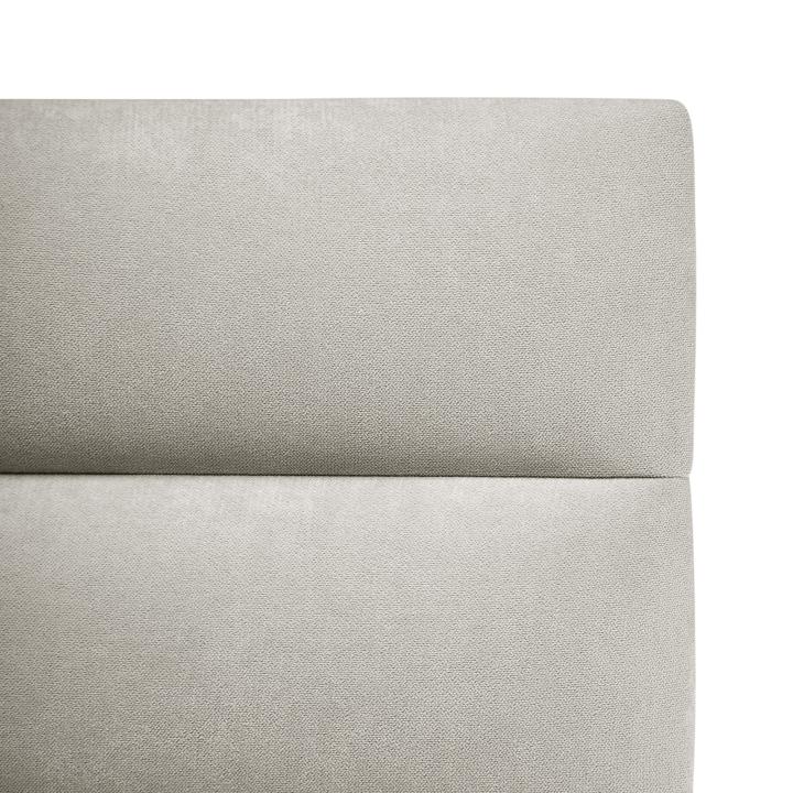 Cabecero de cama tapizado con patas de madera DEVA