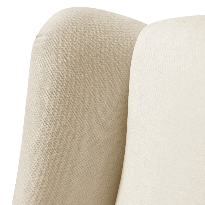 Sillón orejero grande XXL grande modelo Irene tapizado en tela anti manchas