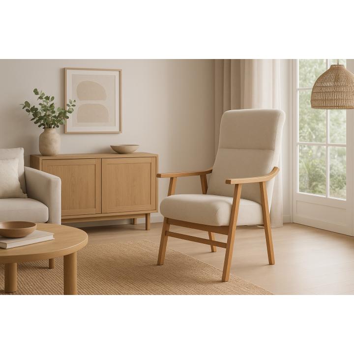 Sillón tapizado PORTLAND HAYA
