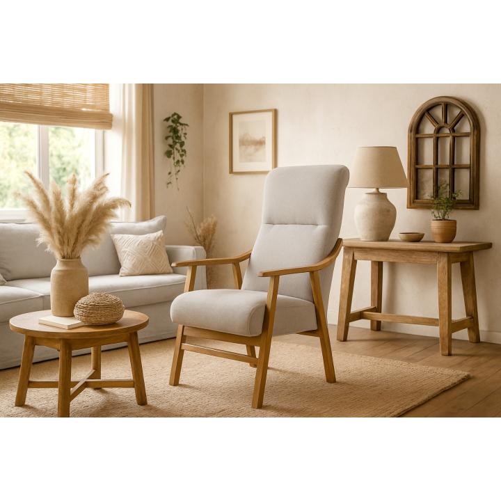 Sillón tapizado PORTLAND HAYA