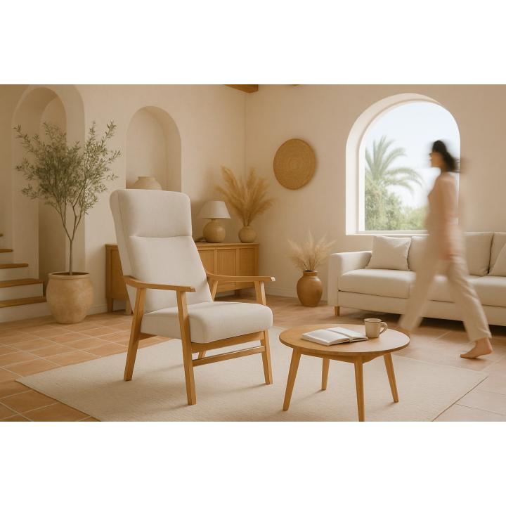 Sillón tapizado PORTLAND HAYA