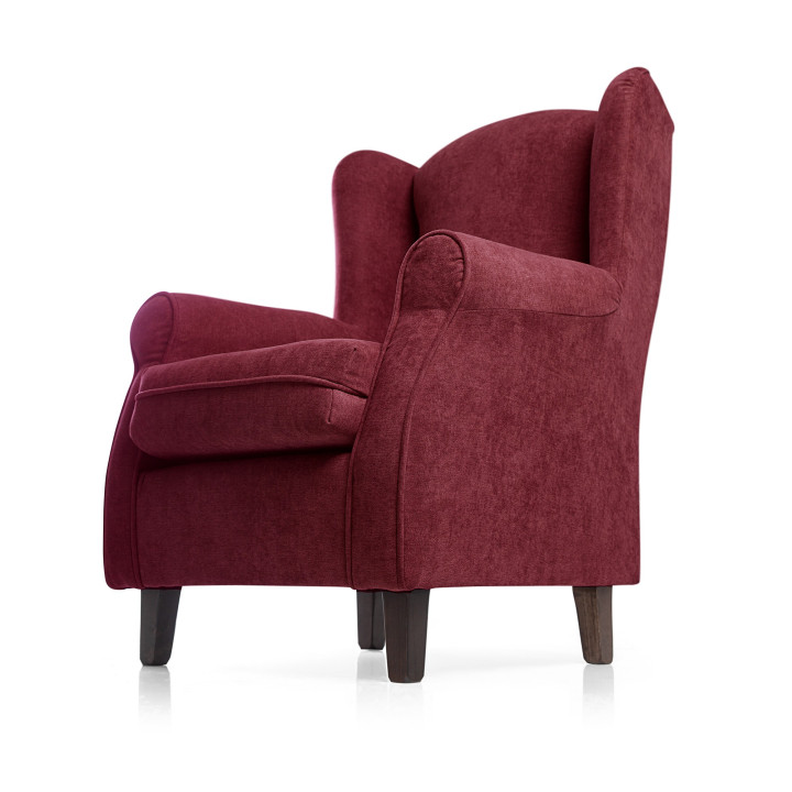 Sillón orejero tapizado IRENE