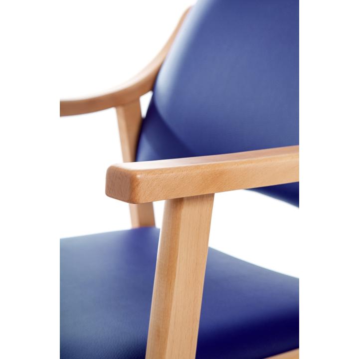 Silla de madera tapizada ALTEA HAYA