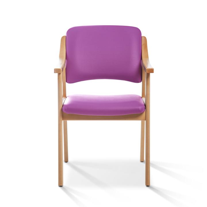 Silla de madera tapizada ALTEA HAYA