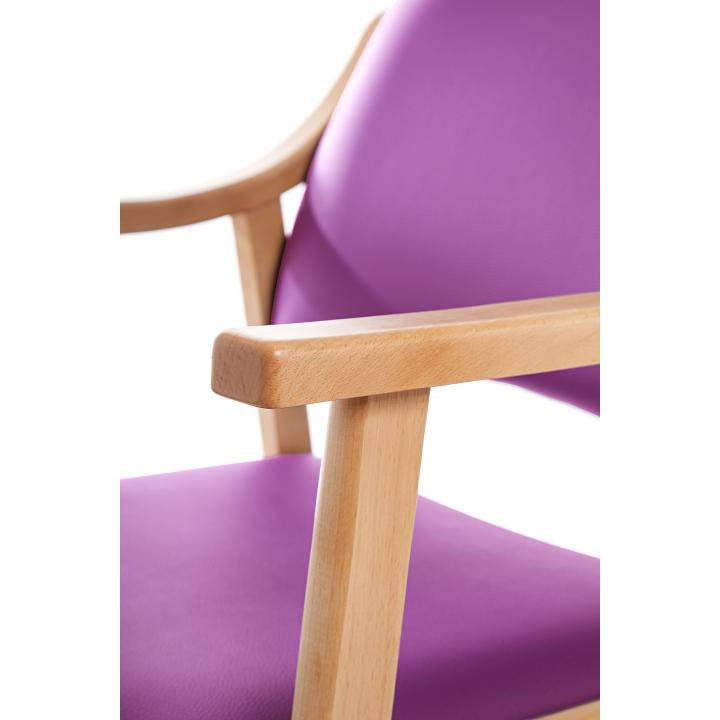 Silla de madera tapizada ALTEA HAYA