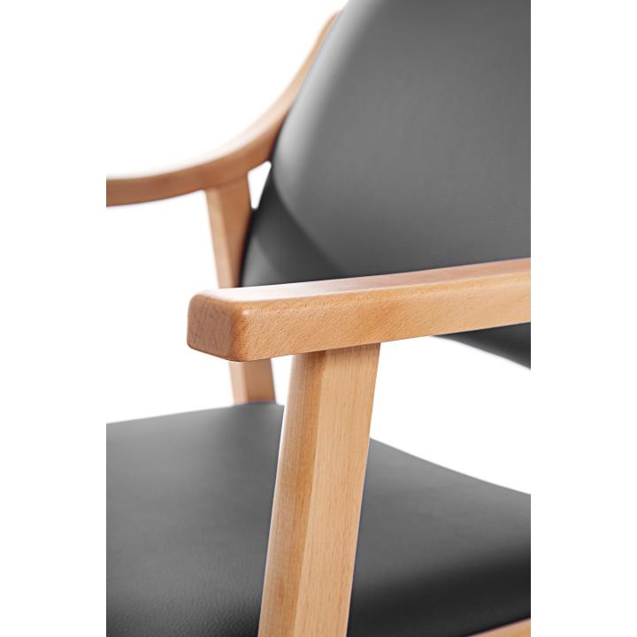 Silla de madera tapizada ALTEA HAYA