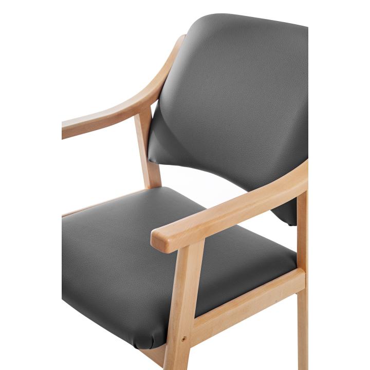 Silla de madera tapizada ALTEA HAYA