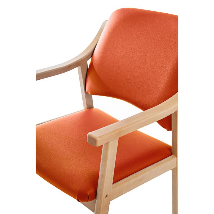Silla de madera tapizada ALTEA HAYA