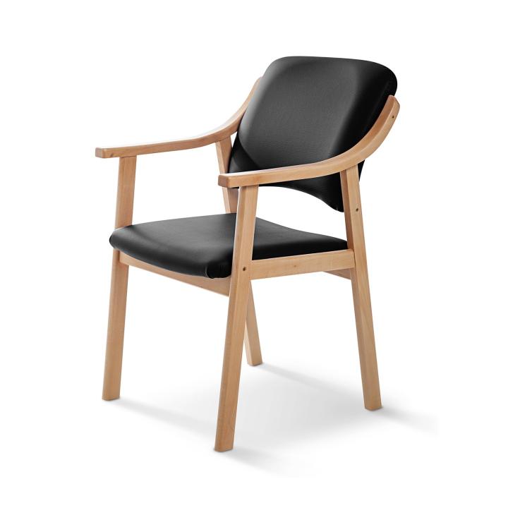 Silla de madera tapizada ALTEA HAYA