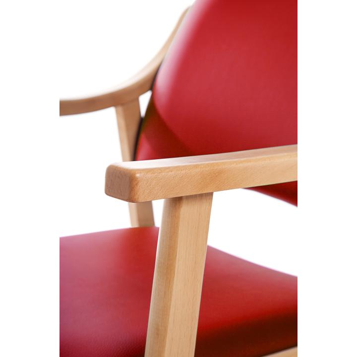 Silla de madera tapizada ALTEA HAYA