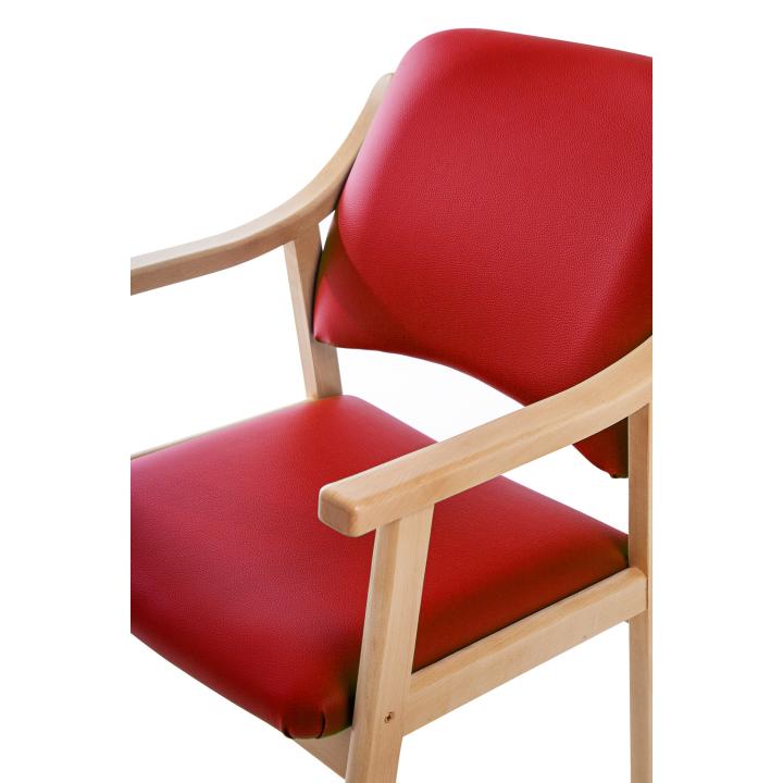 Silla de madera tapizada ALTEA HAYA