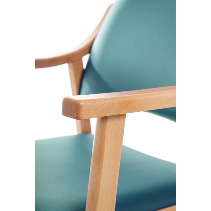 Silla de madera tapizada ALTEA HAYA