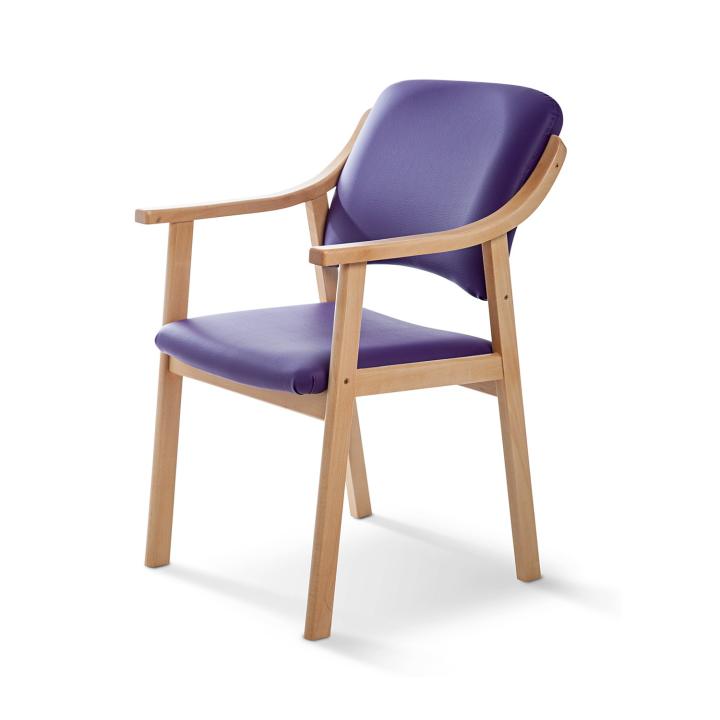 Silla de madera tapizada ALTEA HAYA