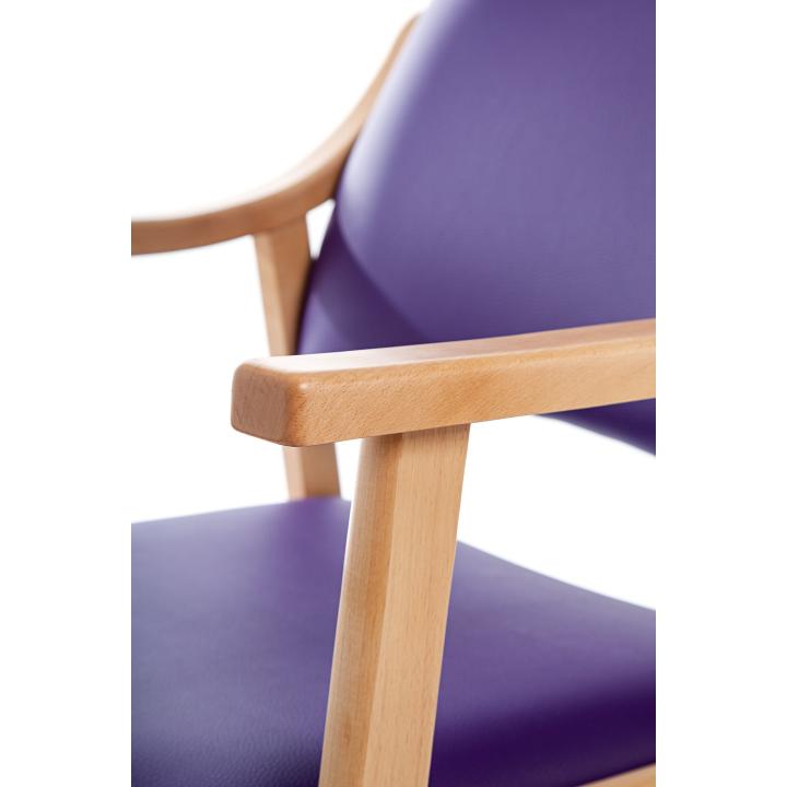 Silla de madera tapizada ALTEA HAYA