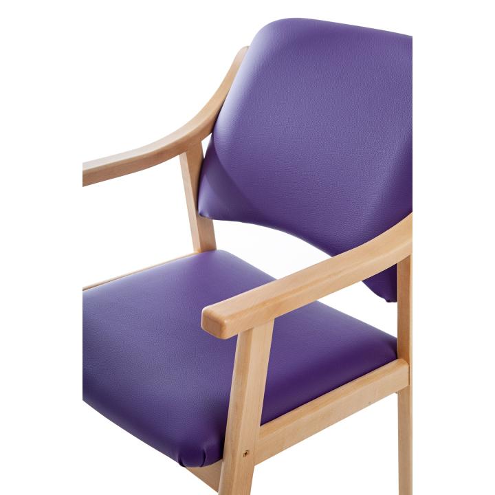 Silla de madera tapizada ALTEA HAYA