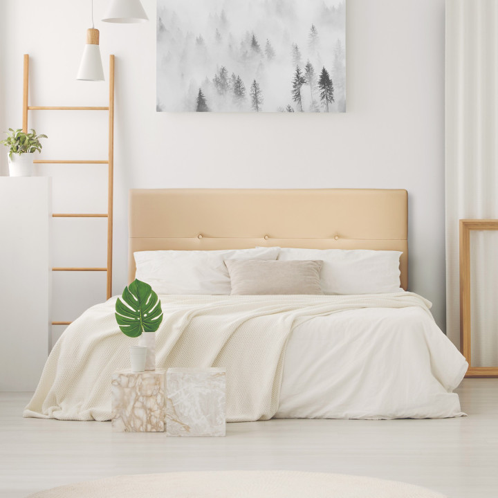 Cabecero de cama tapizado JAZMÍN 